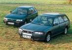  Subaru Legacy, Subaru Forester, Mitsubishi Lancer, Volkswagen Passat, Skoda Octavia Tour